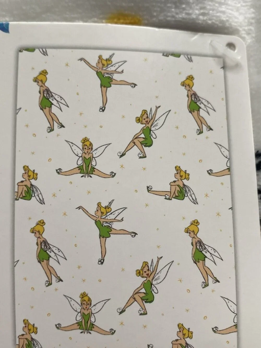 Disney TinkerBell Poses White‎ Soft Throw Blanket 50” X 70” VIRAL NEW